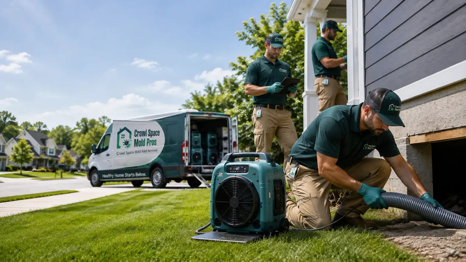 Crawl Space Mold Removal in Fieldale, VA